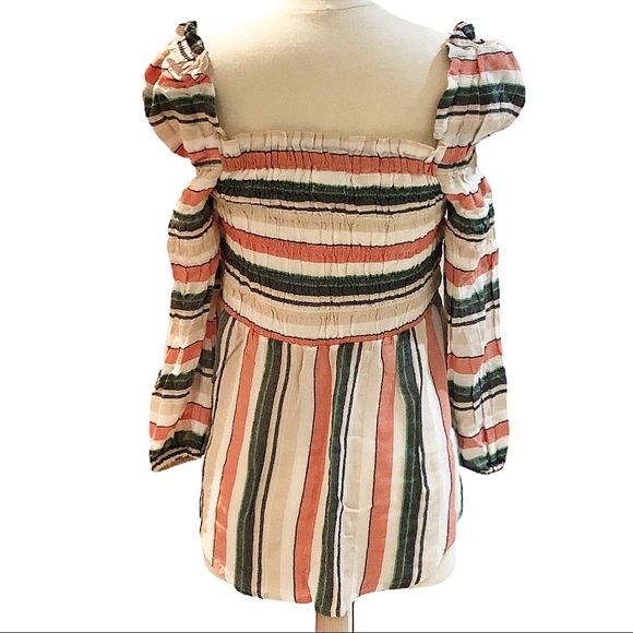 dRA Los Angeles | Stripe Babydoll Blouse - Picture 3 of 7